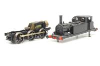 KB1164 LBSC A1 Terrier 0-6-0T in plain black - built from unknown kit