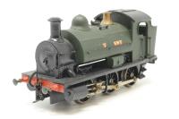 KB1168 GWR 1361 0-6-0ST in Great Western green - unmotorised - built from unknown kit