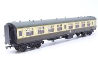 KB1210 Mk1 TSO in chocolate and cream - built from multiple coaches with Keen couplings fitted