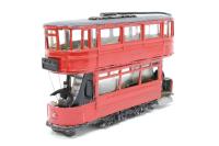 KB2175 Double decker tram - red - made from white metal kit