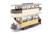 KB2176 Double decker tra, in cream - from unknown white metal kit