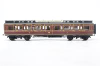KB2417 Diag C15 clerestory composite 9674 in GWR crimson lake - modified Hornby model with Bettabitz sides