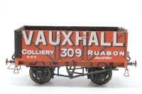 KB2460 7 plank open wagon 309 Vauxhall Colliery - built from Slaters kit