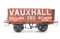 KB2468 7 plank open wagon 265 Vauxhall Colliery - built from Slaters kit