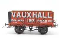 KB2472 7 plank open wagon 197 Vauxhall Colliery - built from Slaters kit