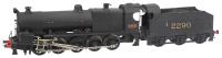 KB2588 LMR 0-10-0 2290 in LMS Black - Built from unknown kit