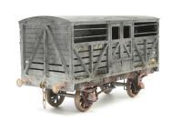 KB856 8 Ton Cattle Van 46 in Midland Railway Grey Weathered - Built from unknown kit