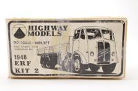 KIT2HW 1948 ERF Truck - White Metal Kit