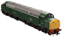 Class 40 40106 in BR green with full yellow ends & headcode discs