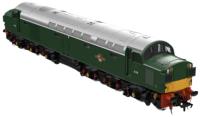 Class 40 40135 in BR green with small yellow panels & split headcodes