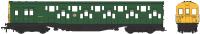 Class 4-DD Double Decker 4002 in BR green with full yellow ends