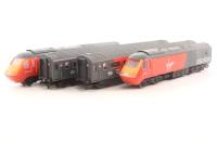 Class 43 HST in Virgin livery 4 car train pack 43122 & 43178 