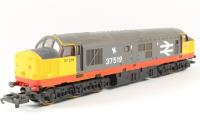 Class 37/5 37519 in Railfreight Grey - split from set