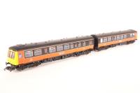 Class 101 2 car DMU in Strathclyde Transport orange & black livery (D & F Models Limited Edition)