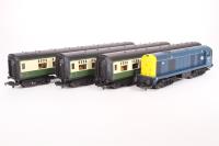 'West Highland Train pack' with Class 20 20048 in BR blue, 3 x Mk 1 coaches in West Highland green/cream and Scottie Dog figurine - Limited edition for Harburn Hobbies