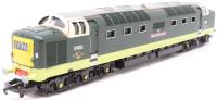 Class 55 D9000 "Royal Scots Grey" in BR two tone green