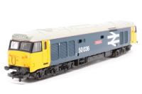 Class 50 50036 'Victorious' in BR Large Logo blue