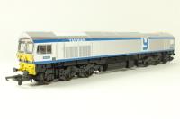 Class 59 59001 'Yeoman Endeavour' in Foster Yeoman silver and blue