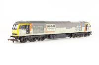 Class 60 60050 'Roseberry Topping' in Loadhaul livery on Railfreight grey