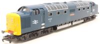 Class 55 diesel 'Alycidon' 55009 in BR Blue with silver grilles and batteries