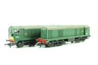 Class 20 Diesel D8000 & D8163 in BR green (power and dummy) - DCC fitted - Pre-owned