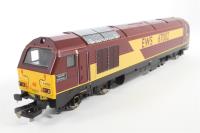 Class 67 diesel 67002 in EWS livery