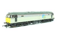 Class 47/4 47599 in Railfreight Metals sector triple grey