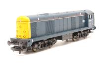 Class 20 20066 in BR blue with discs