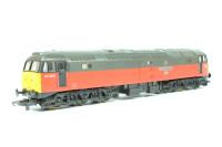 Class 47 47489 'Crewe Diesel Depot' in Parcels Red