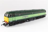 Class 47 47833 'Captain Peter Manisty RN' in BR green