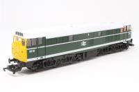 Class 31 5518 in BR Green with White Roof