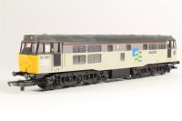 Class 31 31201 'Fina Energy' in Trainload Petroleum two-tone grey with Fina logo 