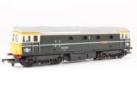 Class 33 33008 'Eastleigh' in BR heritage green