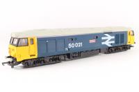 Class 50 50021 Rodney in BR Large Logo blue