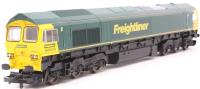 Class 66 66504 in Freightliner green