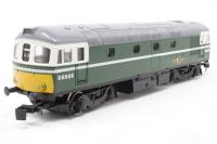 Class 33 D6506 in BR Green Livery