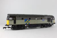 Class 33 Diesel 'Isle of Grain' 3350 in BR Railfreight Triple Grey