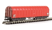 L265771 Coil Wagon 6-Axle DB Tarpaulin Red Era 4