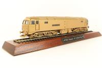 Class 47 47910 'Howes of Oxfor' 50th Anniversary Special Edition in Gold - With Wooden Plynth.