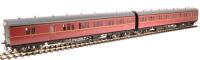 Pair of two GWR 'B' set coaches in BR lined maroon - "Bristol Set 20"