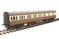 Pack of four GWR 'B' set coaches in GWR chocolate and cream - "Birmingham Division"