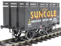 8 Plank open coke wagon with rails "Suncole"