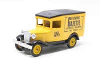 LP13130 Model A Ford van 'Evening Gazette'