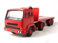 LR-X1 Leyland Roadtrain articulated flatbed in red