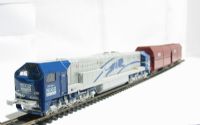 M31498 DE-AC33C Blue Tiger Epoch V diesel loco set with 2 RAG wagons (DCC on board)