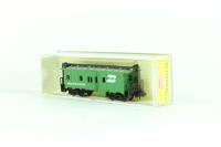 MP3120 Caboose in Burlington Northern green