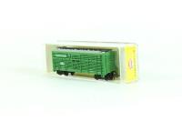 MP3441 40' Stock Car #508590 of the Burlington Northern Railroad