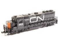 MP7564 EMD GP40 3905 of the Canadian National Railroad