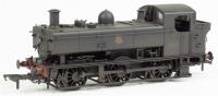 Class 16xx Pannier 0-6-0PT 1604 in BR black with early emblem - weathered