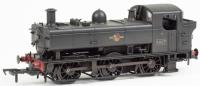 Class 16xx Pannier 0-6-0PT 1627 in BR black with late crest - weathered